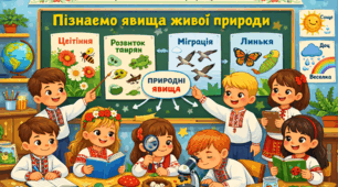 Пізнаємо явища живої природи. 