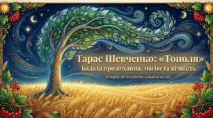 Тарас Шевченко. “Тополя”.