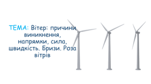 Вітер: причини виникнення,напрямки, сила, швидкість. Бризи. Роза вітрів