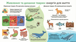 Для чого та як живляться і дихають тварини