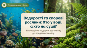 Водорості та спорові рослини: хто у воді, а хто на суходолі та як їх розрізнити