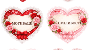 Яскраві валентинки до Дня закоханих