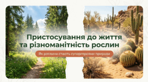 Пристосування  до життя та різноманітність рослин