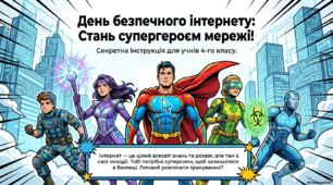 День безпечного Інтернету 2026. Презентація "День безпечного інтернету: Стань супергероєм мережі! Секретна Інструкція для учнів". Розмальовка "Супергерої Безпечного Інтернету: Твій путівник у мережі".