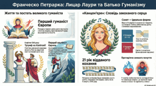 Інфографіки до творчості Ф.Петрарки