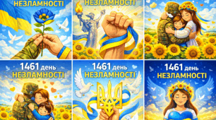 Розтяжка до 24 лютого "1461 день незламності"