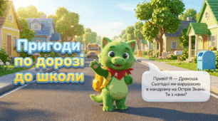 Дорога до школи; Скоромовка; Перше коло читання з Котозавриком