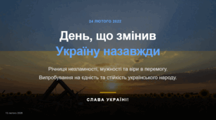 Презентація "24 лютого: день пам'яті та віри. День, що змінив Україну назавжди