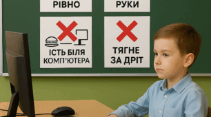 Пазл для дітей "Правила для інформатики"
