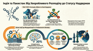 Індія і Пакистан у другій половині ХХ — у першій чверті ХХІ ст.