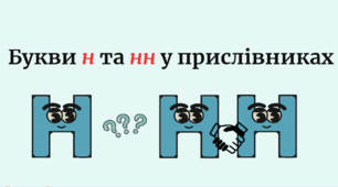 Написання -Н- та -НН- у прислівниках. Подвоєння. Прислівники, які походять від прикметників, дієприкметників.