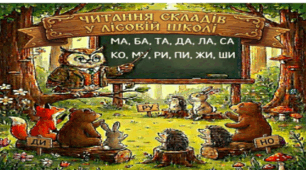 Читання складів у Лісовій школі