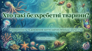 Хто такі безхребетні тварини.