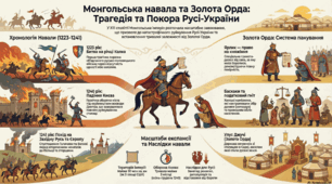 Монгольська навала. Утворення улусу Джучі (Золотої Орди)