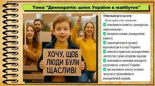 Демократія: шлях України в майбутнє. Громадянська освіта. 8 клас. До підручника Пометун О. та ін.