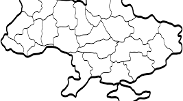 Велика карта України для друку.