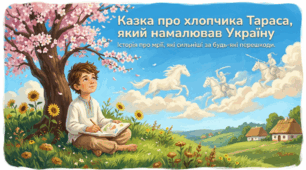 Казочка про хлопчика Тараса, який намалював Україну. Презентація до Шевченківських днів для 1-4 класів