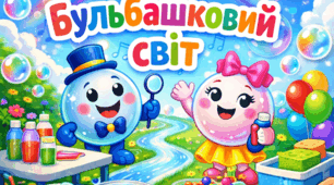 Розвага для молодшої групи  "Бульбашковий світ"