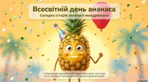 12 березня - Всесвітній день ананаса
