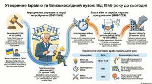 Утворення Ізраїлю. Близькосхідна проблема та шляхи її врегулювання