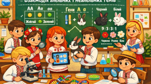 Генетика. Взаємодія генів
