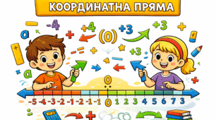 Математика 6. "Координатна пряма"