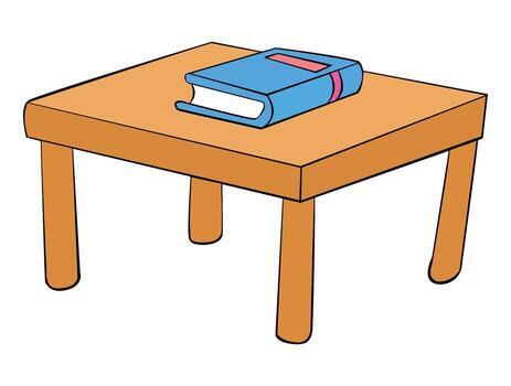 Book On Table Vector Art, Icons, and Graphics for Free Download