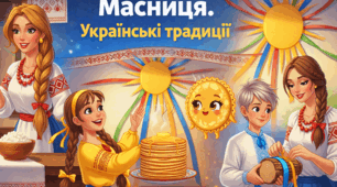 Масниця. Українські традиції — PPTX презентація з наголосами
