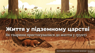 Як тварини пристосувалися до життя у ґрунті