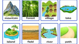 "The world around us". Flashcards. Quick minds 4