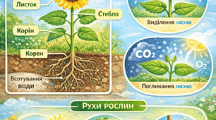 Будова, функції та рухи рослин