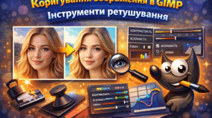 10 клас. Коригування зображення в GIMP. Інструменти ретушування