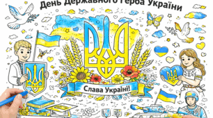 💙💛✨ Мега-розмальовка до Дня герба України ! ✨💛💙