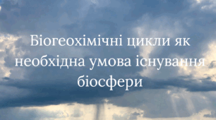 Біогеохімічні цикли як необхідна умова існування біосфери
