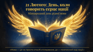 Розтяжка до дня рідної мови "21 лютого - міжнародний день рідної мови"