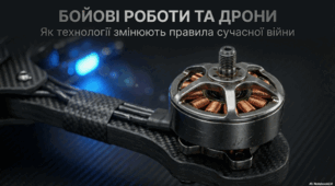 Бойові дрони та роботи