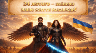 Оформлення до річниці війни "Воїни-Янголи України" — Пам'ять та Сила