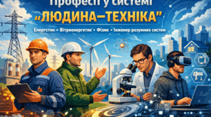 Професії у системі "людина-техніка": енергетик, вітроенергетик, фізик, інженер розумних систем. Урок СТЕМ для 7 класу.