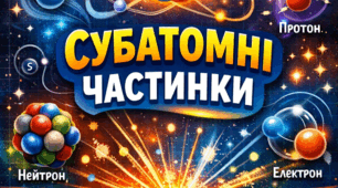 Лепбук "Інформація про субатомні частинки"