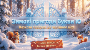 Тренажер з читання: буква Ю, звук у, йу