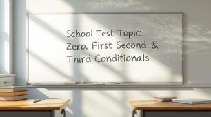 Test Topic: Zero, First, Second & Third Conditionals