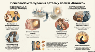 Григір Тютюнник «Климко». Психологізм у розкритті характерів персонажів. Композиція і сюжет повісті, функції художніх деталей.