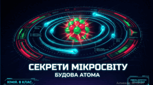 8 клас. НУШ. Презентація до уроку: Будова атома.