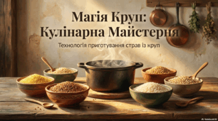 Технологія приготування страв із круп