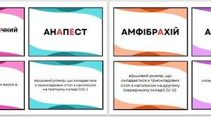 Українська література 7 НУШ Теорія літератури Флешкартки (44 шт)