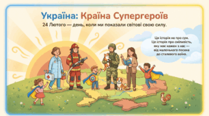 Презентація "Україна - країна супергероїв" (до заходів 24 лютого)