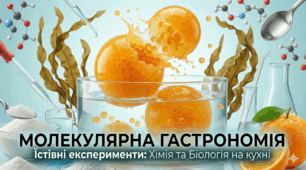 Інтегрований урок "Молекулярна гастрономія: їстівні експерименти"