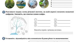 Робочий аркуш "Що ми знаємо про життя річки"