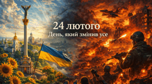 24 ЛЮТОГО 2026 | Інтерактивна сучасна анімована презентація 🎬 — Війна, яка змінила Україну (4 роки боротьби) 🧠 + розтяжка 💪 + творчий постер 🎨