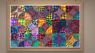 Розмальовки у стилі Оp-art